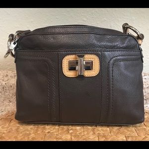 Tignanello Leather Organizer Crossbody